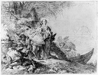 The Flight into Egypt, c.1750